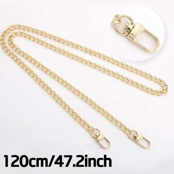 Gold Aftermarket Replacement Chain Length 47.24" - Picture 2 of 16